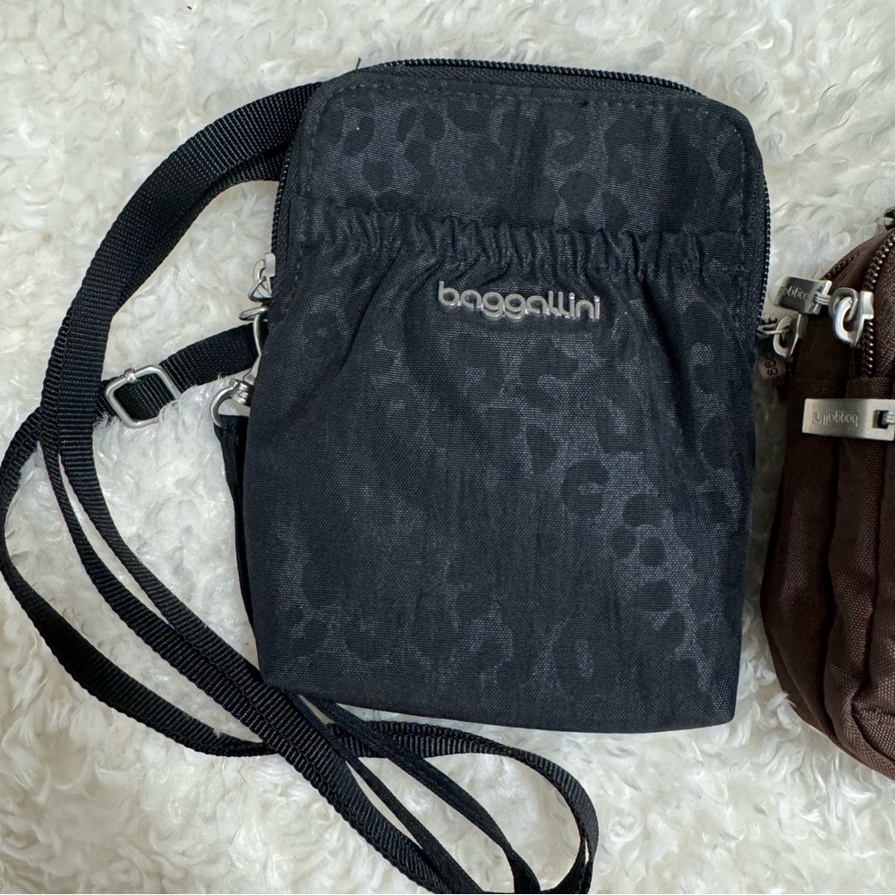 Baggallini Java Brown Triple Zip Bagg Mini Crossb… - image 5